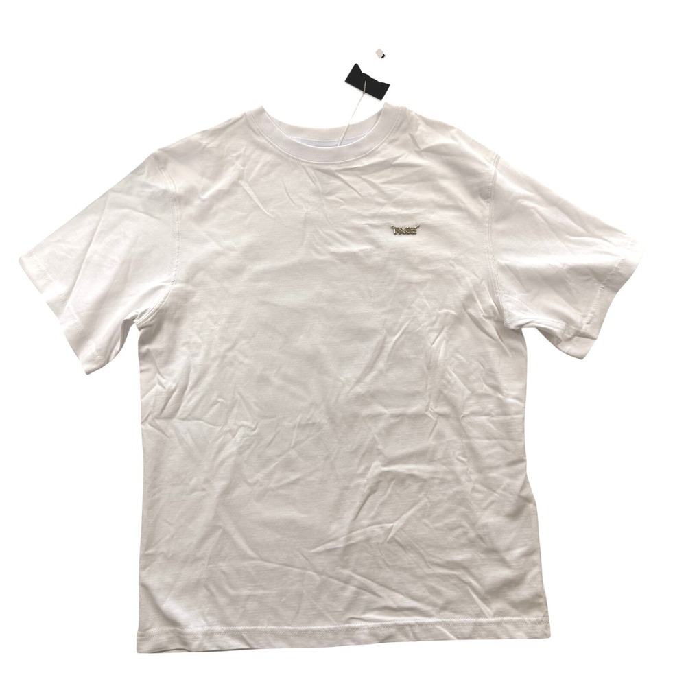 BTS Jimin FACE‎ Solo Album Official Merch White T-Shirt Metal Logo Charm Small